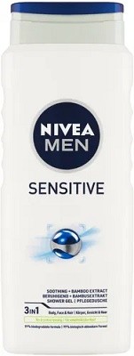 Nivea spg 250ml Sensitive bílý men Nivea spg 250ml Sensitive bílý men - Kosmetika Pro muže Péče o tělo Sprchové gely